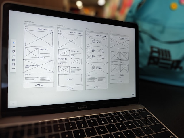 Wireframe prototype